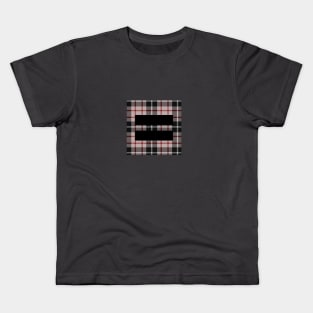 Plaid Equality Shirt Kids T-Shirt